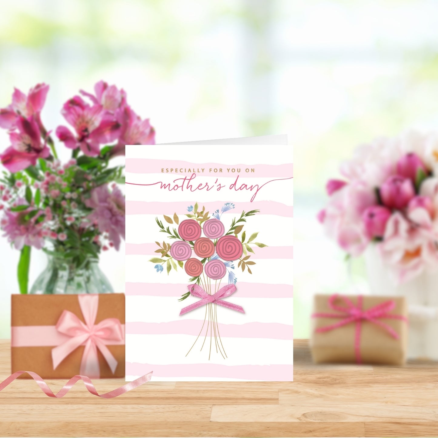 Especially For You Floral Embellished Mother's Day Card