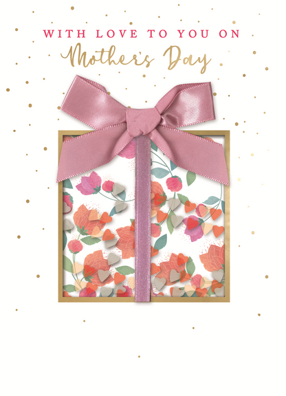With Love To You Sequins Embellished Mother's Day Card