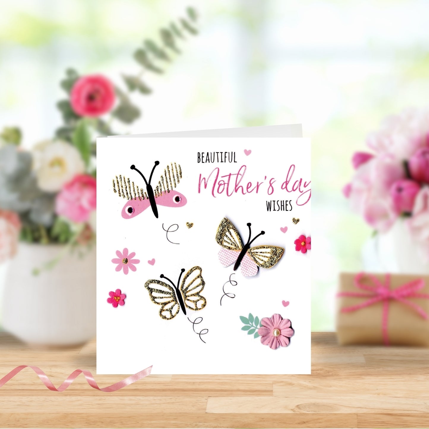 Mother's Day Card Beautiful Butterflies