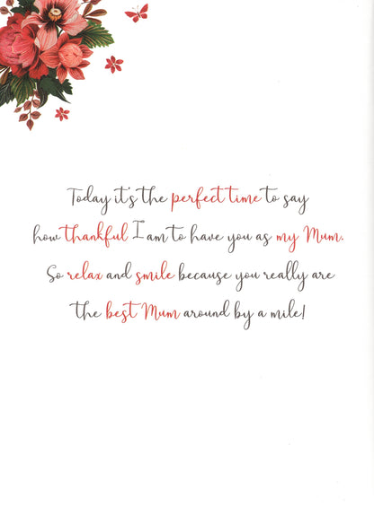 With Lots Of Love Mum Embellished Mother's Day Greeting Card