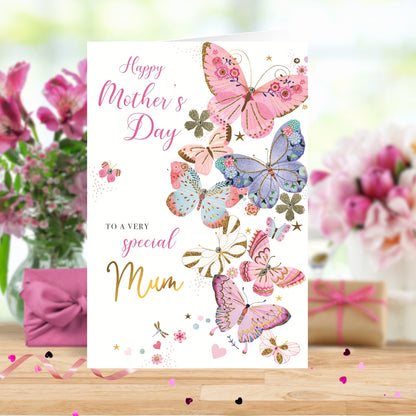 To A Very Special Mum Embellished Mother's Day Greeting Card
