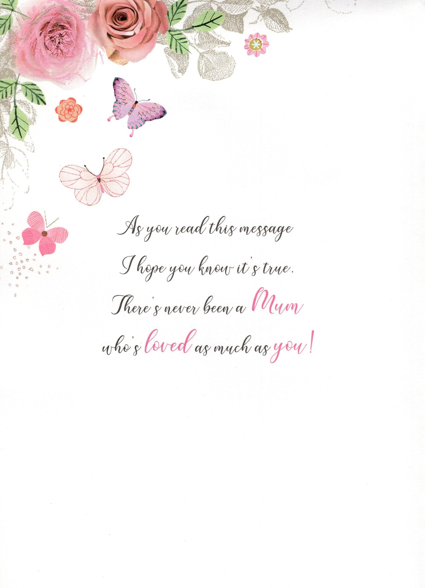 To A Very Special Mum Embellished Mother's Day Greeting Card