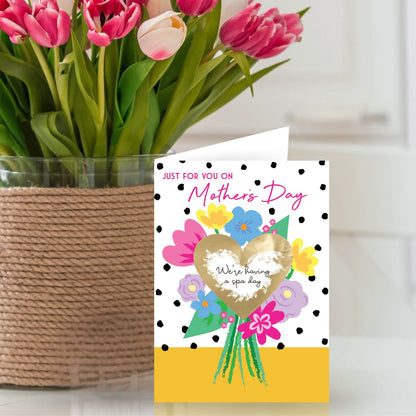 Mother's Day Card Just For You Bouquet Scratch-To-Reveal Secret Message Card