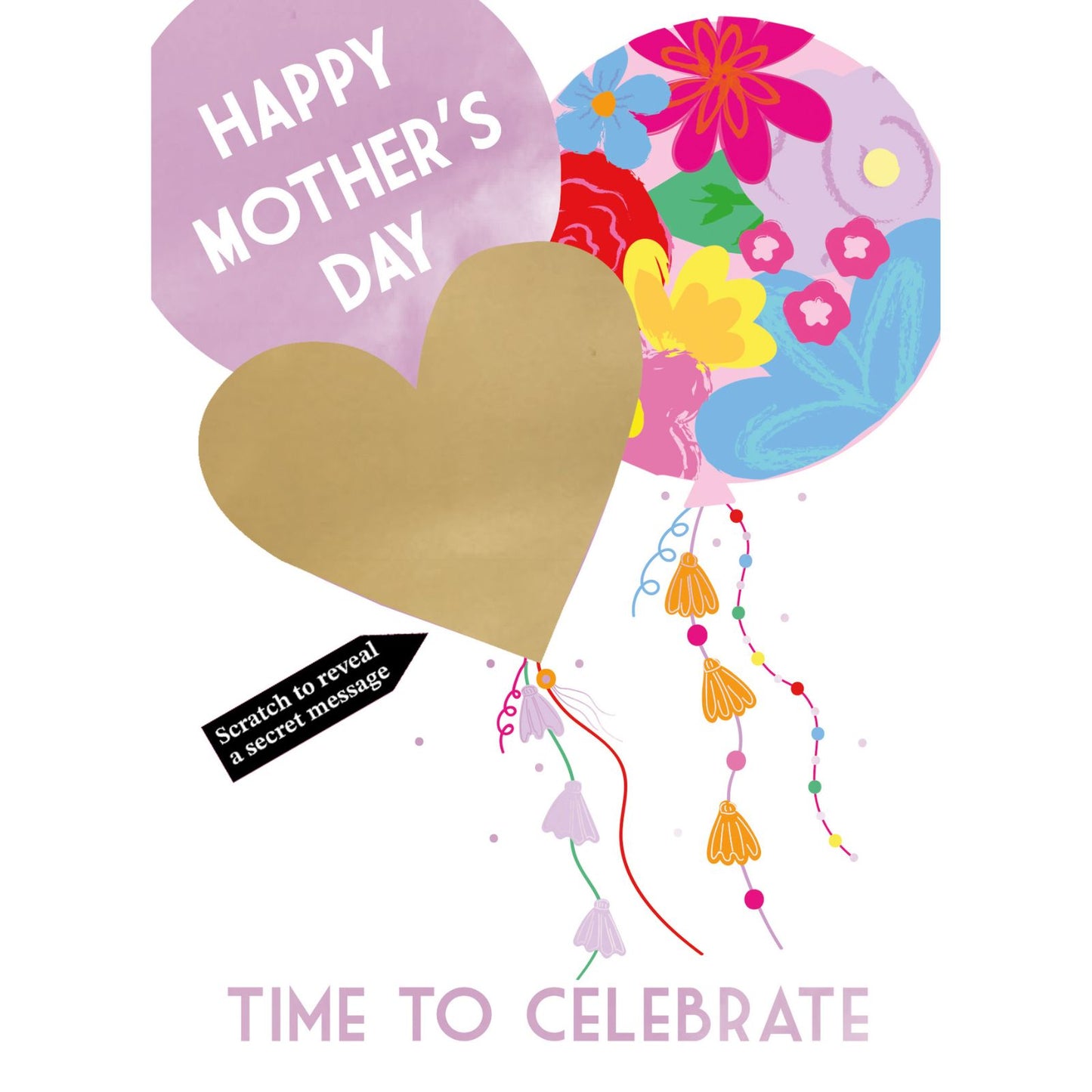 Mother's Day Card Happy Mother's Day Scratch-To-Reveal Secret Message Card