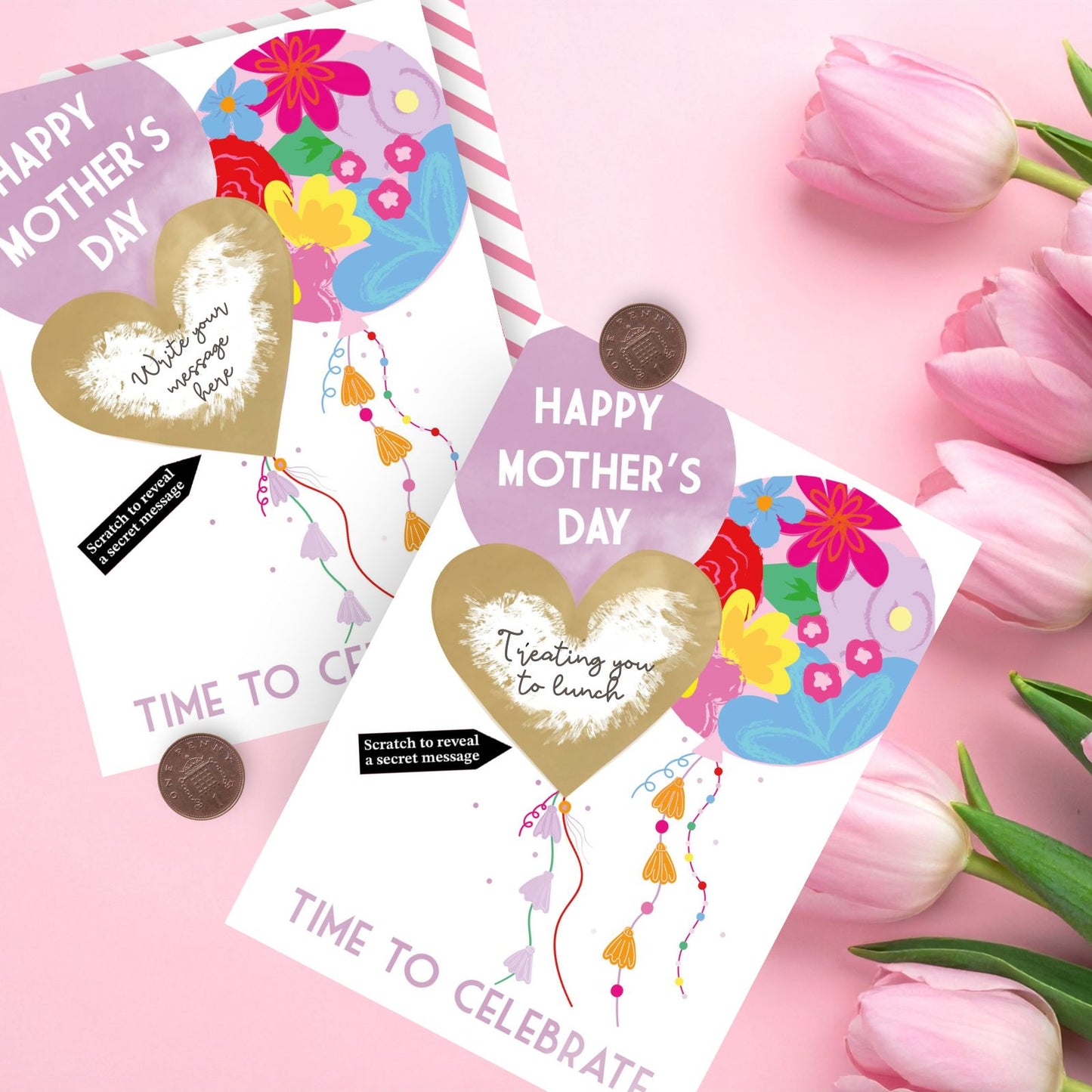 Mother's Day Card Happy Mother's Day Scratch-To-Reveal Secret Message Card