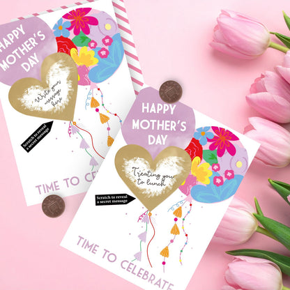Mother's Day Card Happy Mother's Day Scratch-To-Reveal Secret Message Card