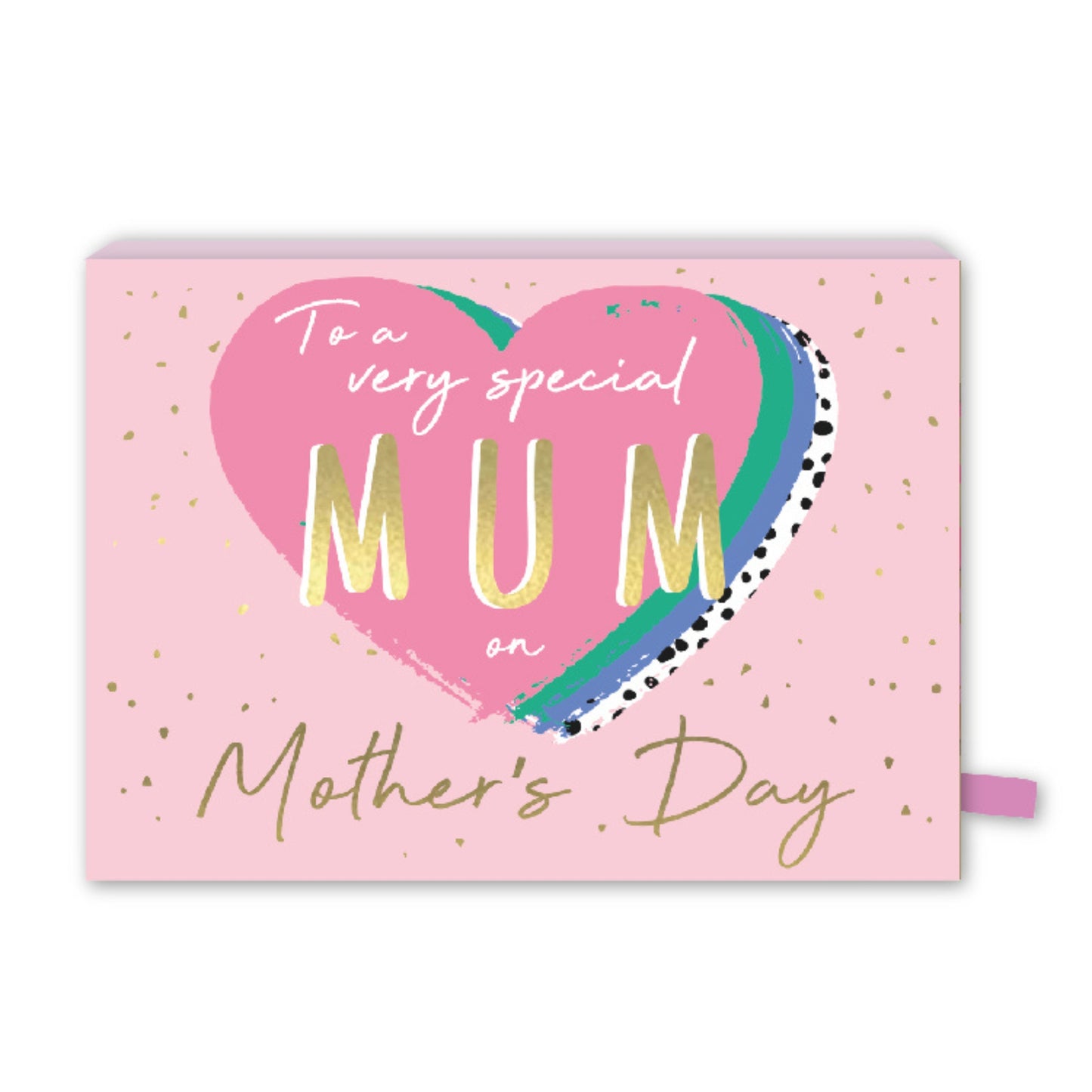 Pop Up Card & Chocolate Gift Box Love You Mum Mother's Day Card & Gift