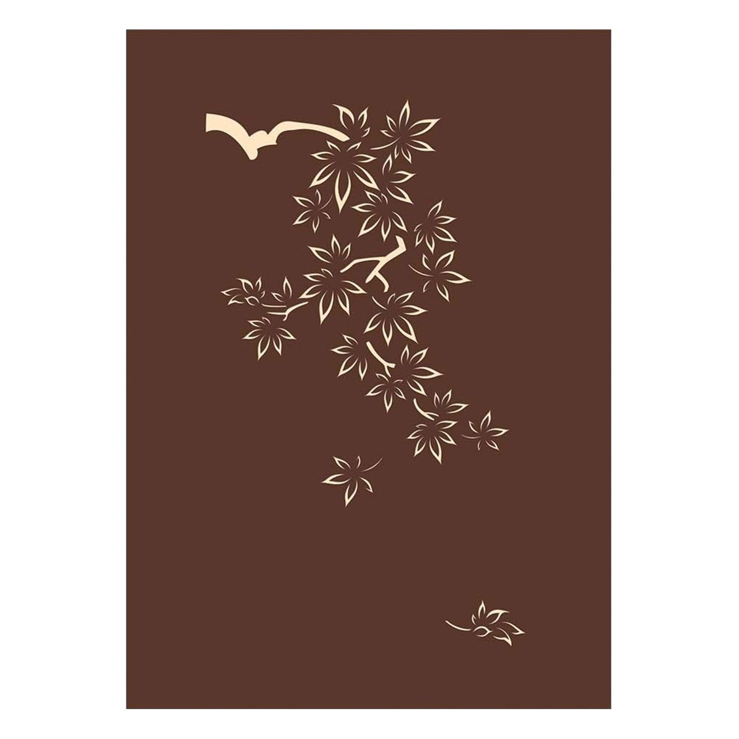 Origamo Pop-Up Greeting Card Red Bonsai Tree Handmade Fold-Out 3D Occasion Cards