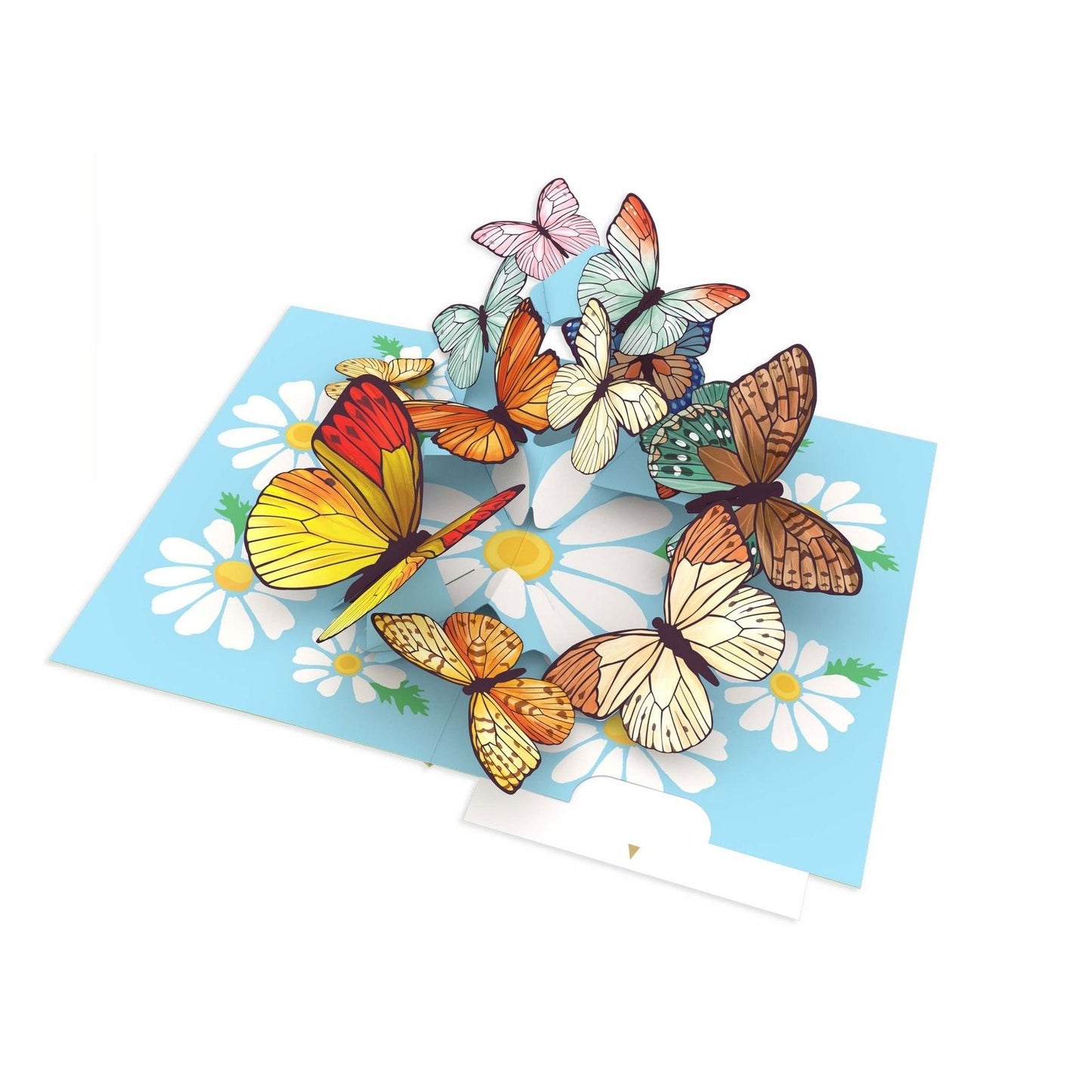 Origamo Pop-Up Greeting Card Butterflies Handmade Fold-Out 3D Any Occasion Cards