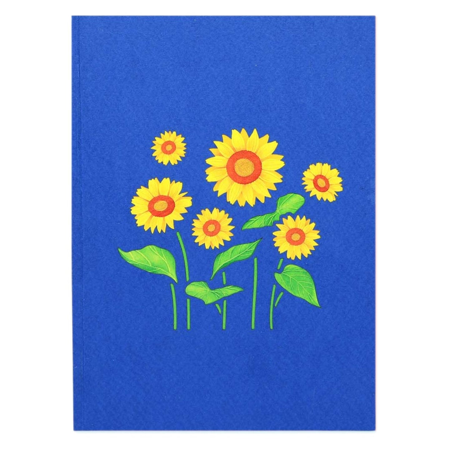 Origamo Pop-Up Greeting Card Sunflowers Handmade Fold-Out 3D Any Occasion Cards