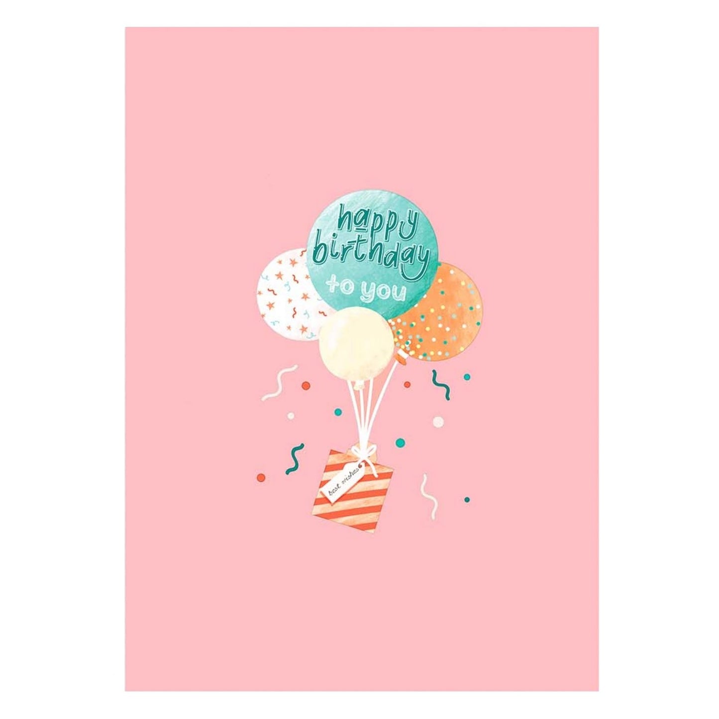 Origamo Pop-Up Birthday Card Ginger Cat Balloons Handmade Fold-Out 3D Cards