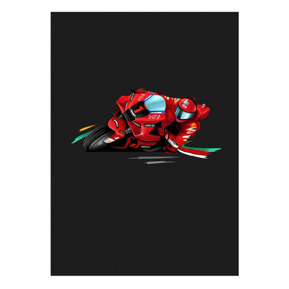 Origamo Pop-Up Greeting Card Motorbike Handmade Fold-Out 3D Any Occasion Cards
