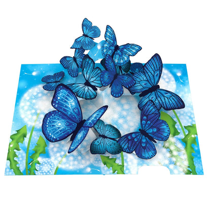 Origamo Pop-Up Greeting Card Butterfly Wish Handmade Fold-Out 3D Occasion Cards