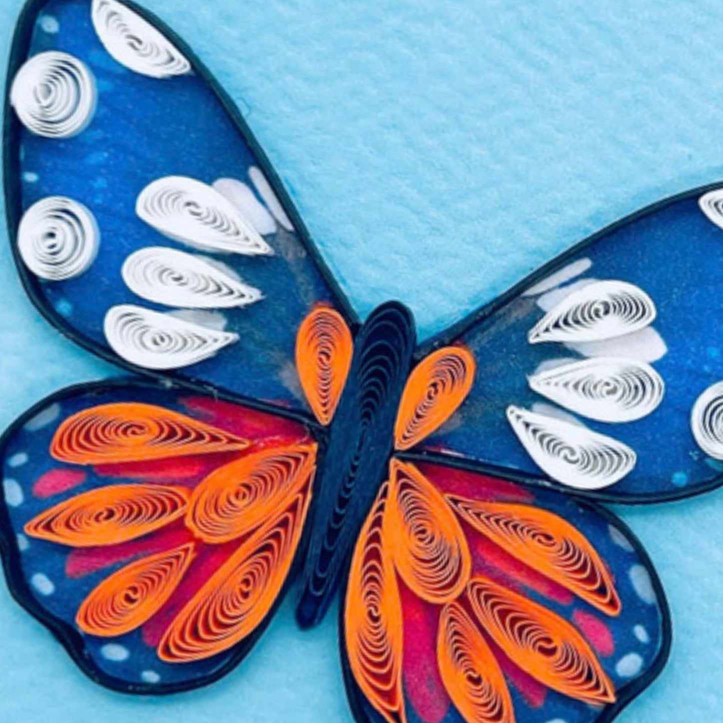 Origamo Butterfly Mini Quilled Handmade Greeting Card For Any Occasion