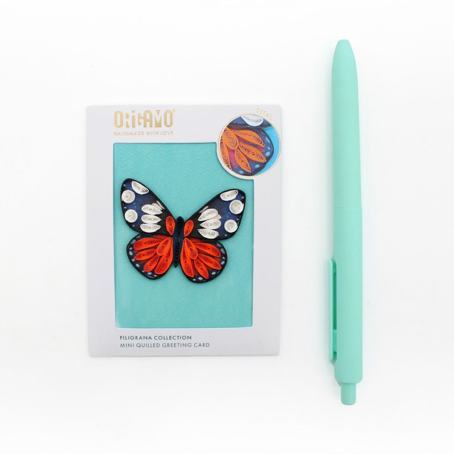 Origamo Butterfly Mini Quilled Handmade Greeting Card For Any Occasion