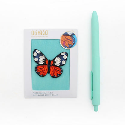 Origamo Butterfly Mini Quilled Handmade Greeting Card For Any Occasion