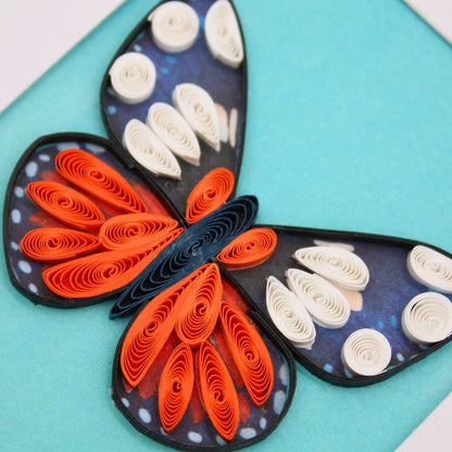 Origamo Butterfly Mini Quilled Handmade Greeting Card For Any Occasion