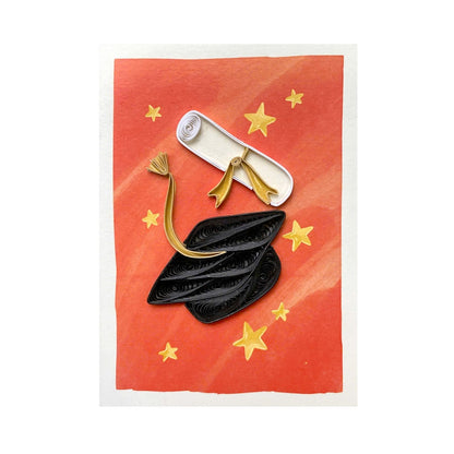 Origamo Graduation Congratulations Mini Quilled Handmade Greeting Card