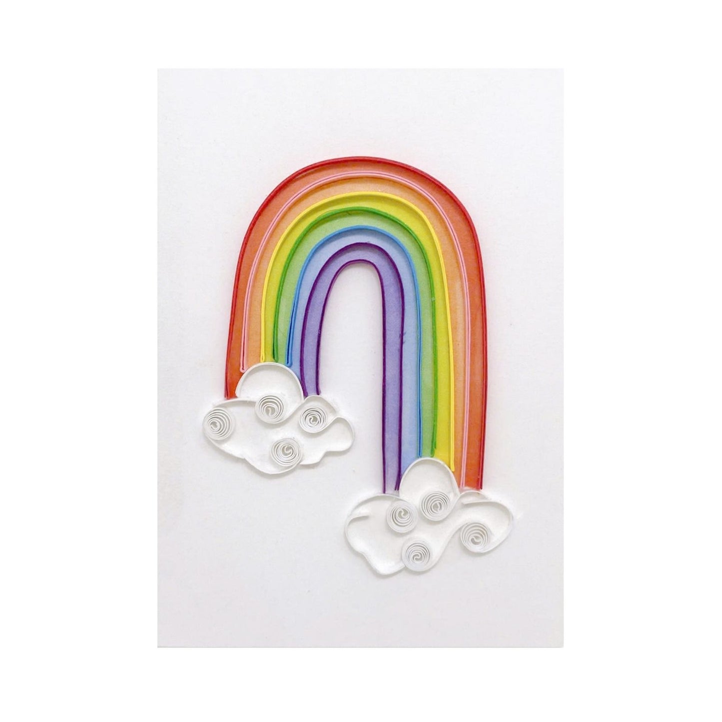 Origamo Rainbow Mini Quilled Handmade Greeting Card For Any Occasion