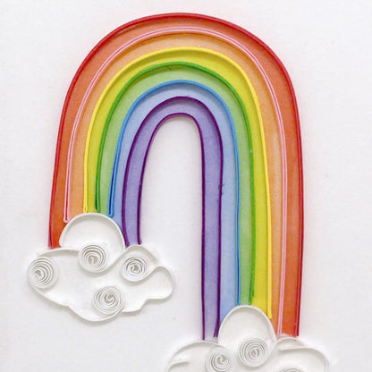 Origamo Rainbow Mini Quilled Handmade Greeting Card For Any Occasion
