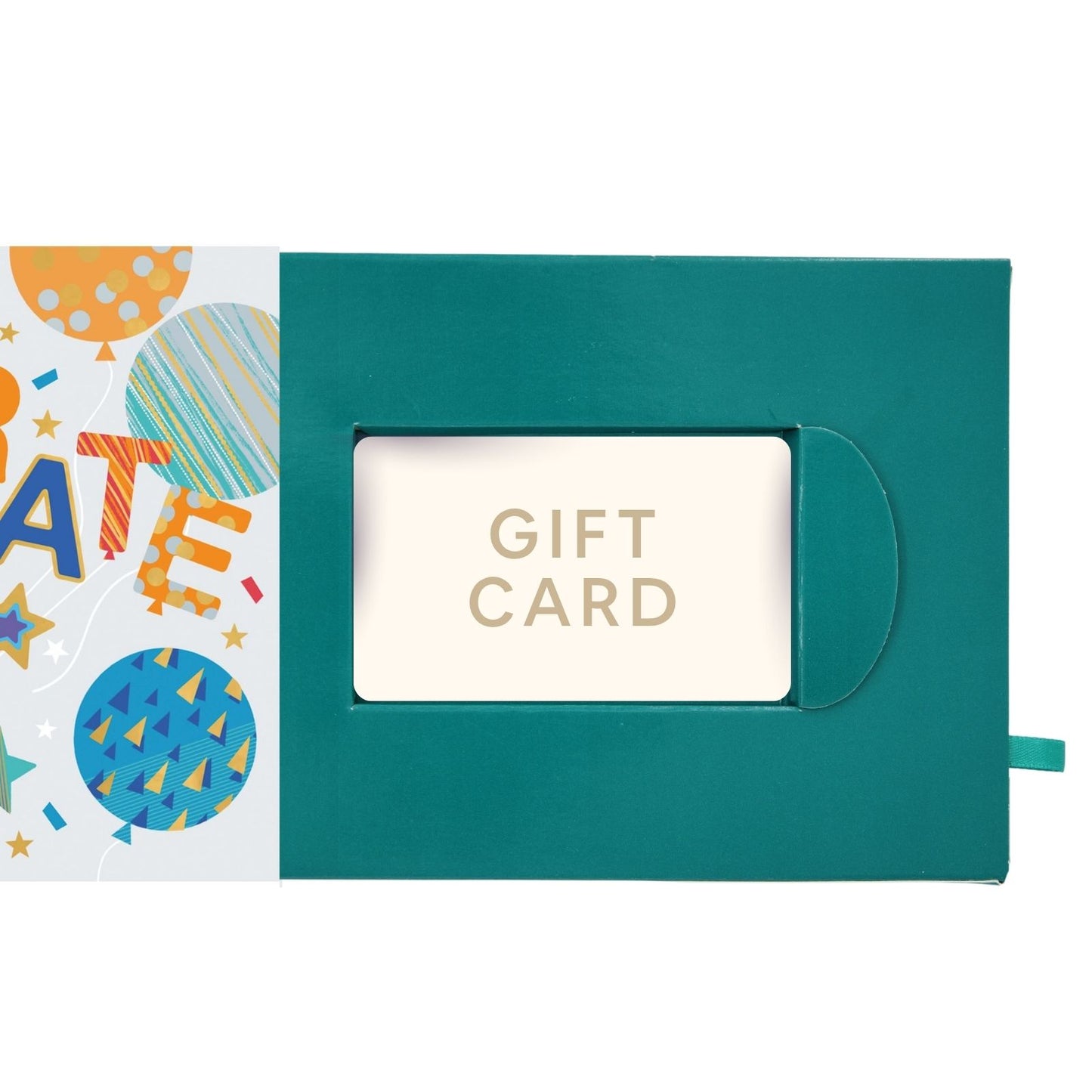 Pop Up Birthday Card With Gift Card Holder Time To Celebrate Card & Gift Idea