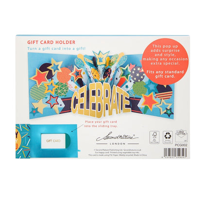 Pop Up Birthday Card With Gift Card Holder Birthday Balloon Card & Gift Idea