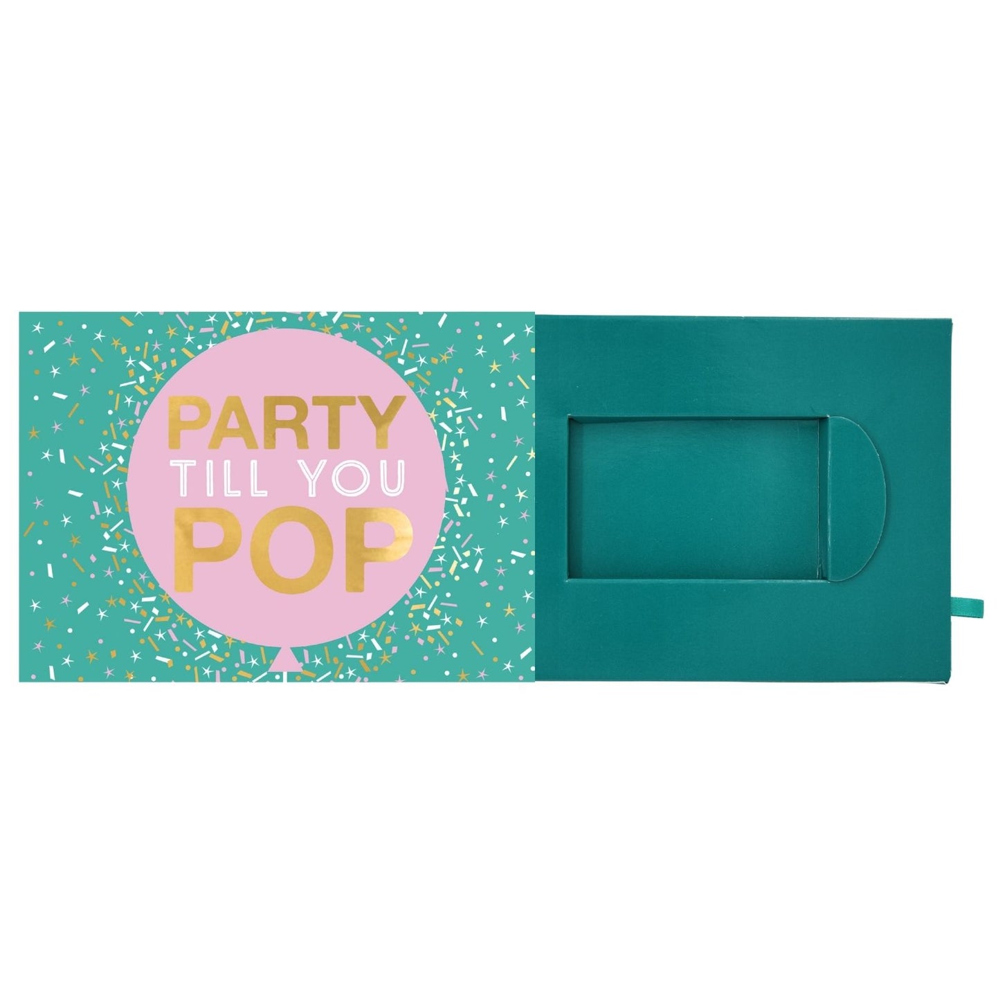 Pop Up Birthday Card With Gift Card Holder Party Time Card & Gift Idea