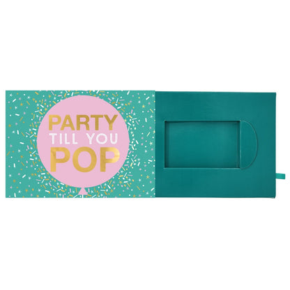 Pop Up Birthday Card With Gift Card Holder Party Time Card & Gift Idea