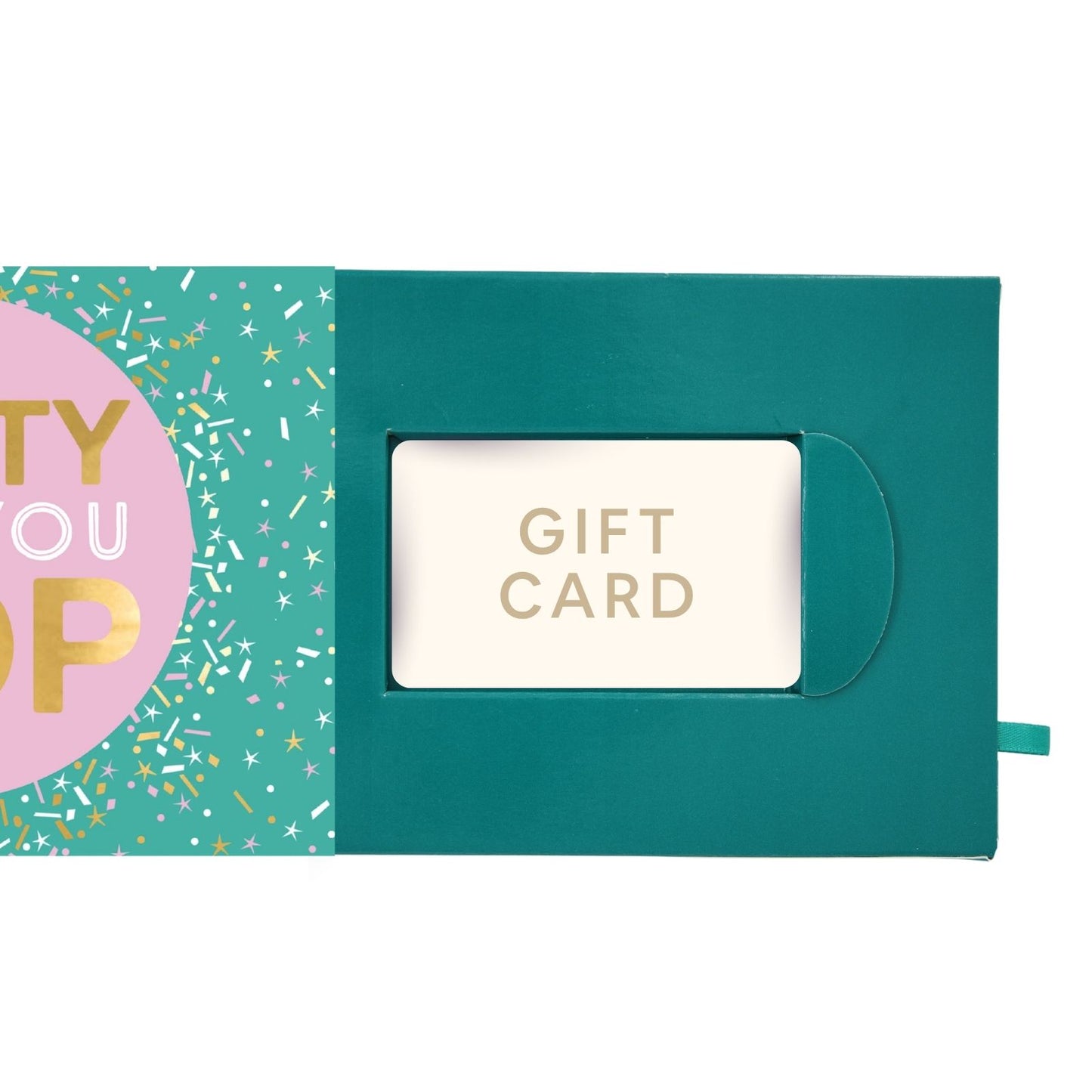 Pop Up Birthday Card With Gift Card Holder Party Time Card & Gift Idea