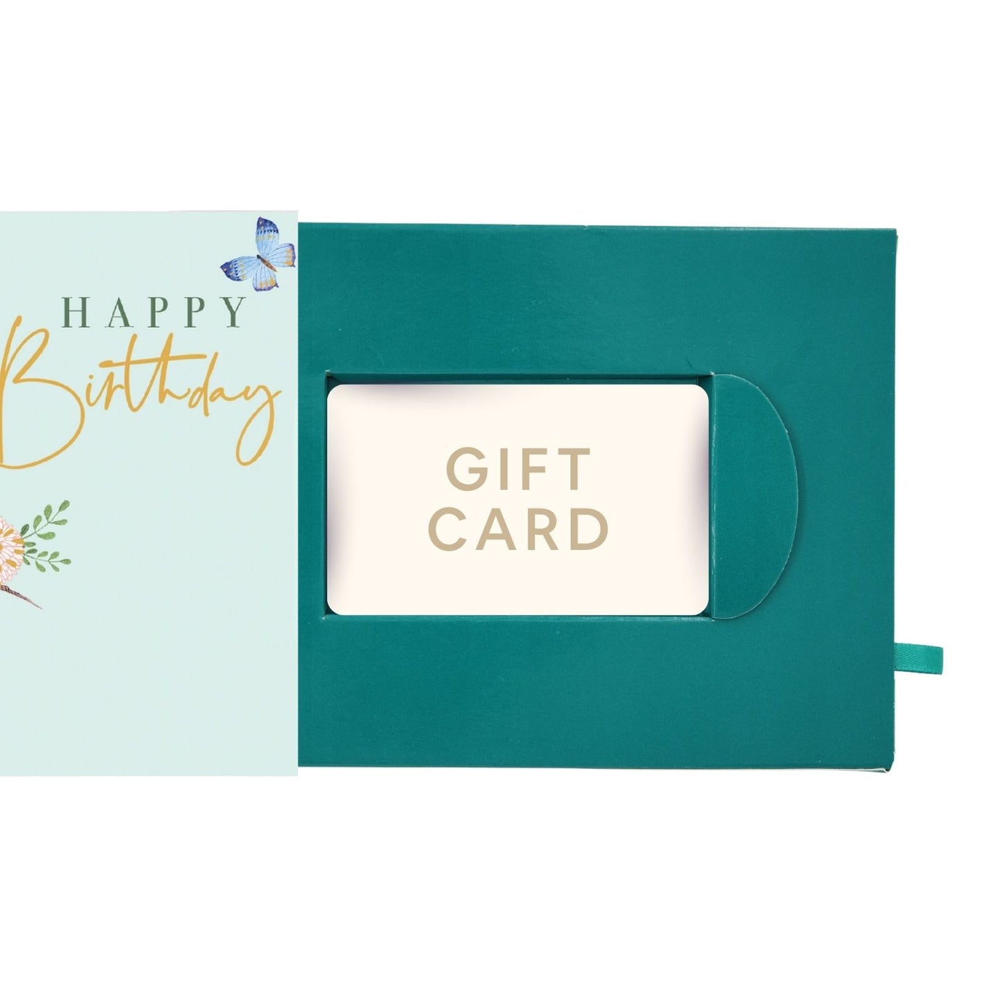 Pop Up Birthday Card With Gift Card Holder Pretty Peacock Card & Gift Idea