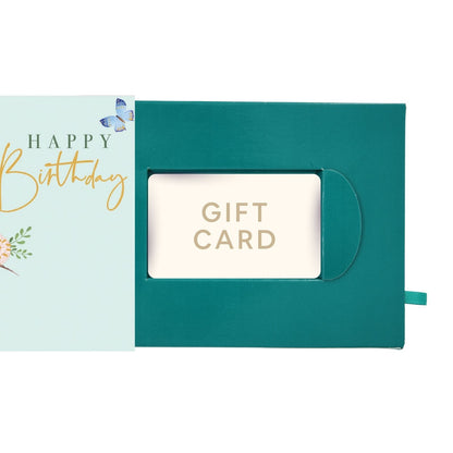 Pop Up Birthday Card With Gift Card Holder Pretty Peacock Card & Gift Idea