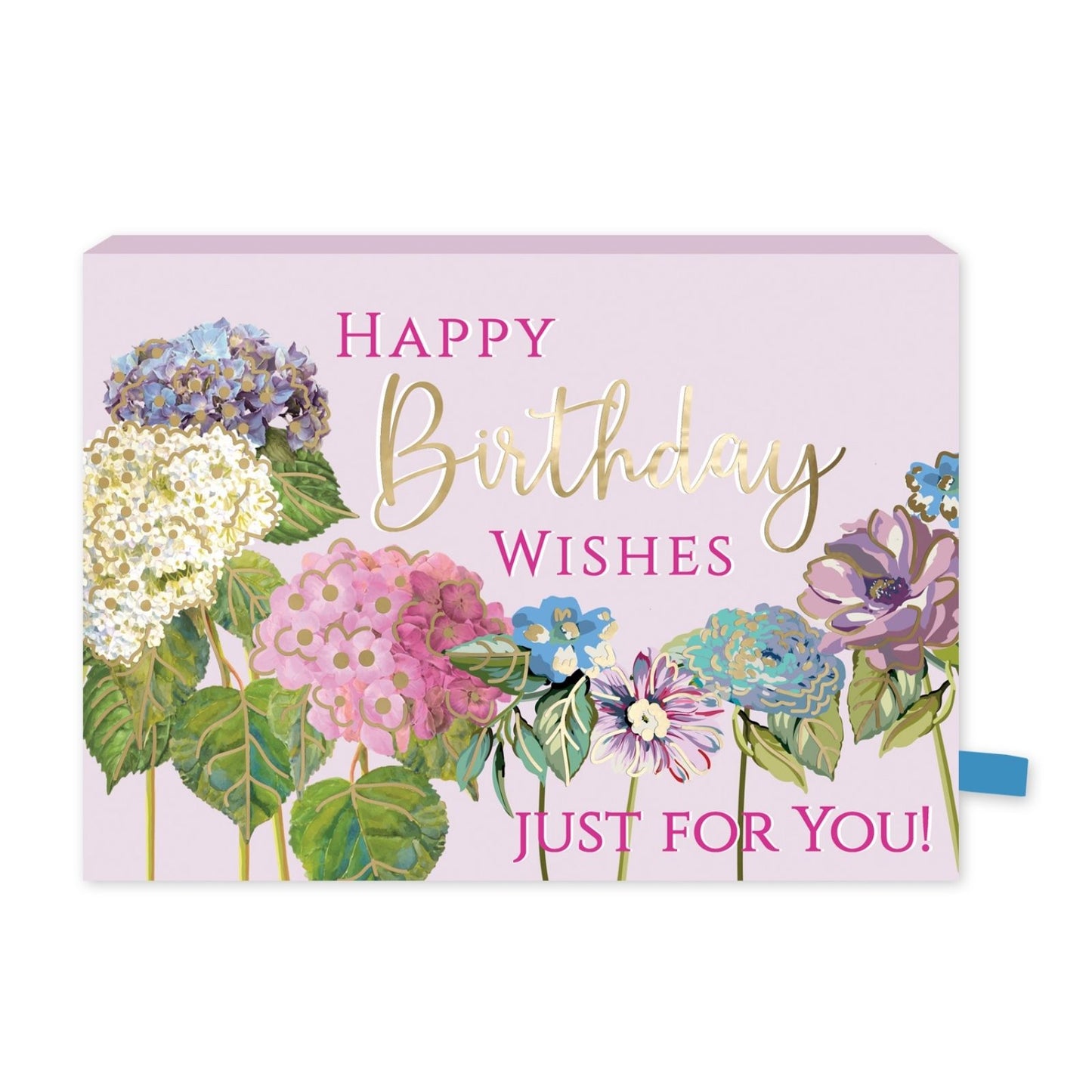 Pop Up Birthday Card With Gift Card Holder Blooming Wishes Card & Gift Idea