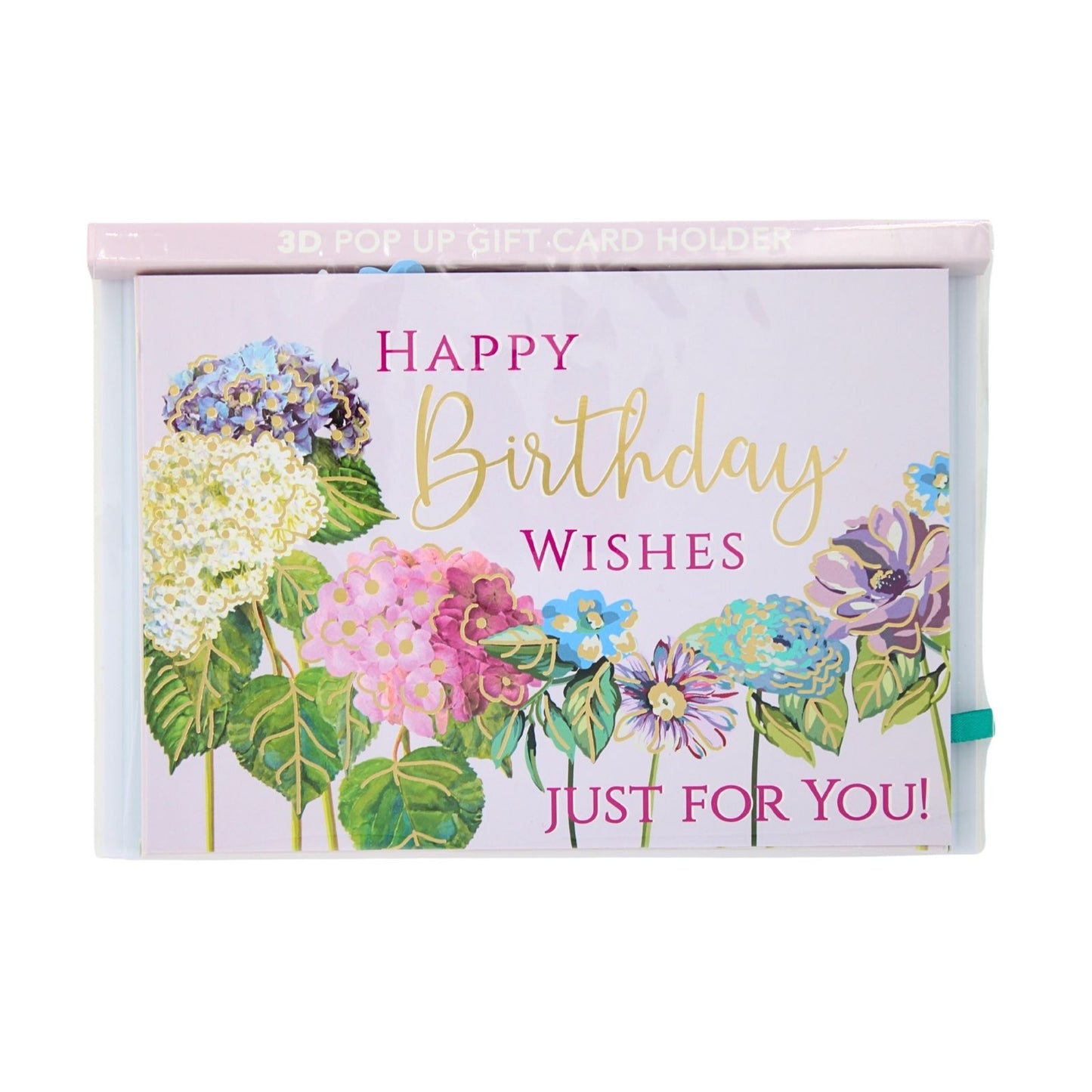 Pop Up Birthday Card With Gift Card Holder Blooming Wishes Card & Gift Idea
