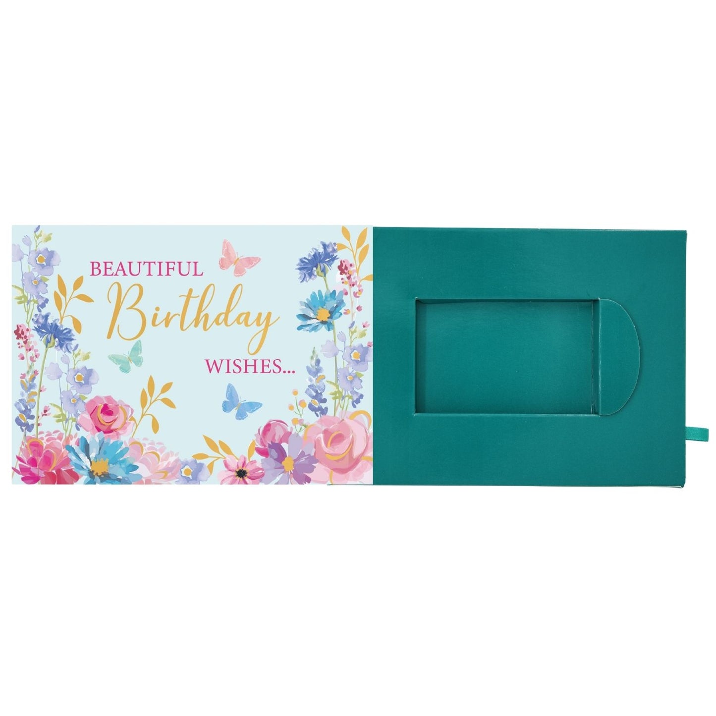 Pop Up Birthday Card With Gift Card Holder Beautiful Wishes Card & Gift Idea