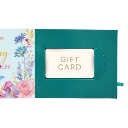 Pop Up Birthday Card With Gift Card Holder Beautiful Wishes Card & Gift Idea