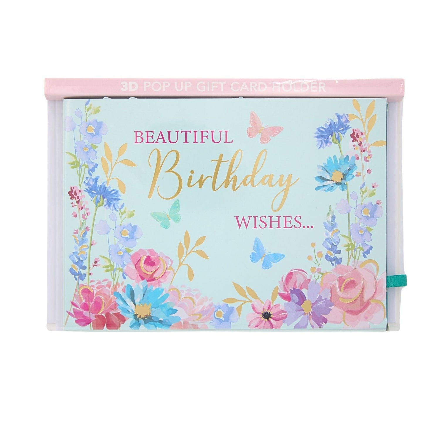 Pop Up Birthday Card With Gift Card Holder Beautiful Wishes Card & Gift Idea