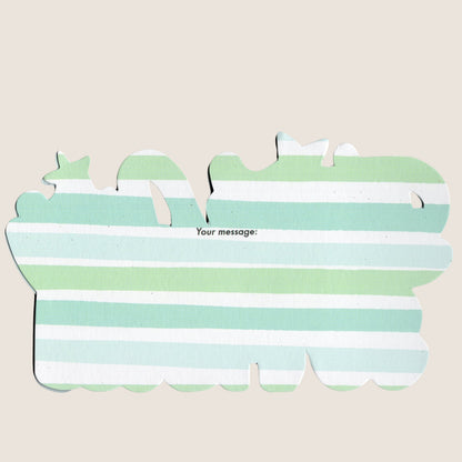 Thank You Lettering 3D Paper Dazzle Greeting Card