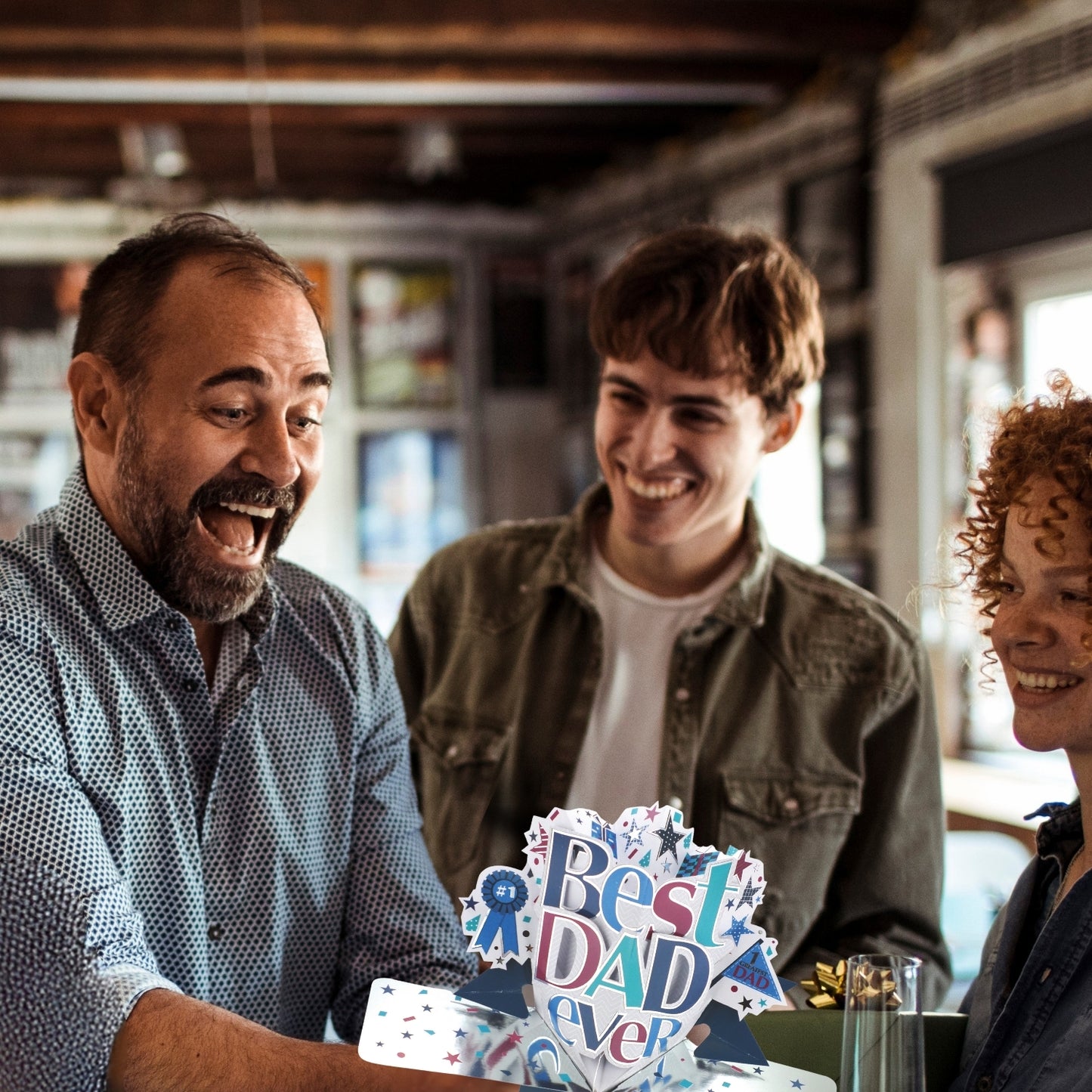 Best Dad Ever Pop Up Greeting Card Choice Of Cards