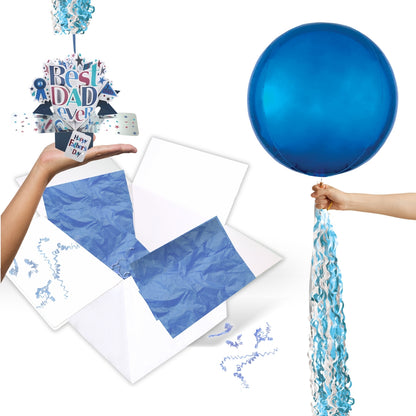 Special Step-Dad Best Dad Ever Pop Up Card