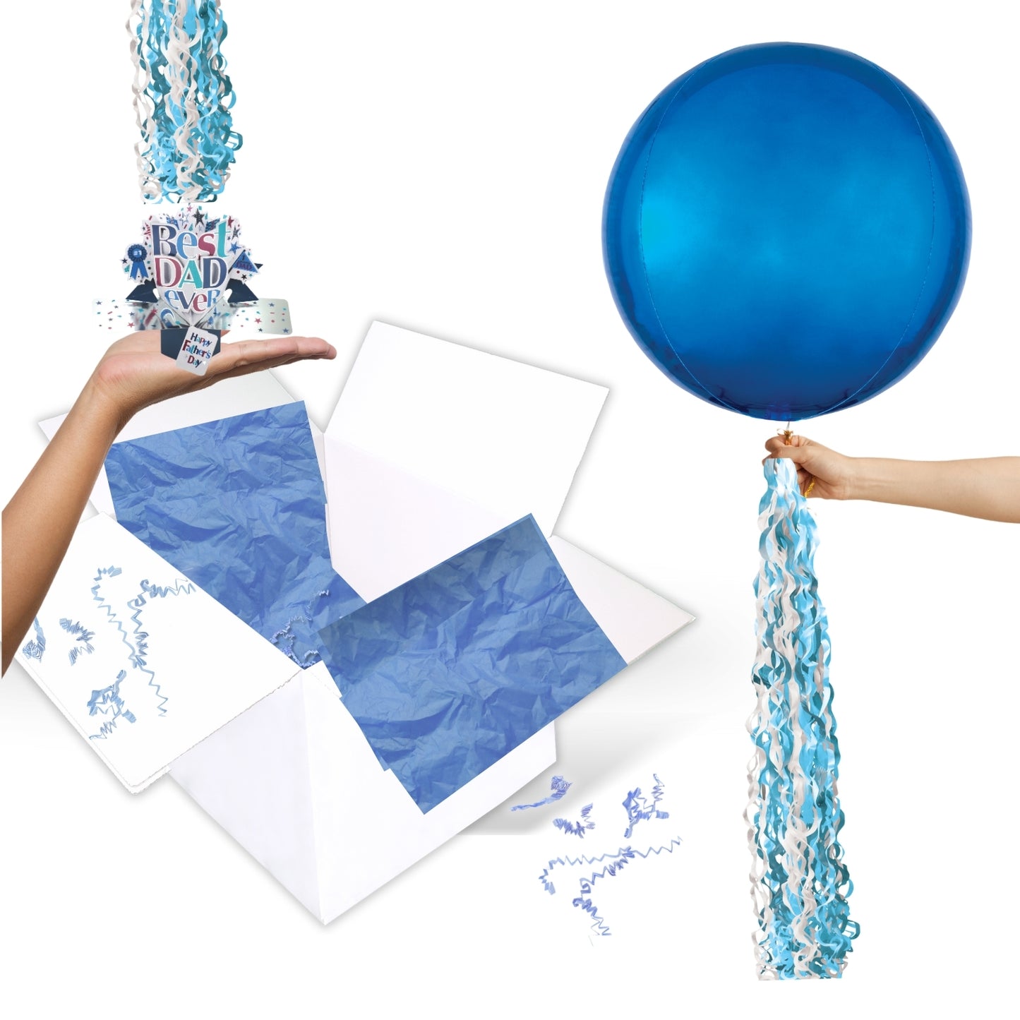 Best Dad Happy Father's Day Pop-Up Greeting Card