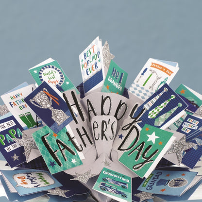 Happy Father's Day To A Wonderful Papa Pop Up Card