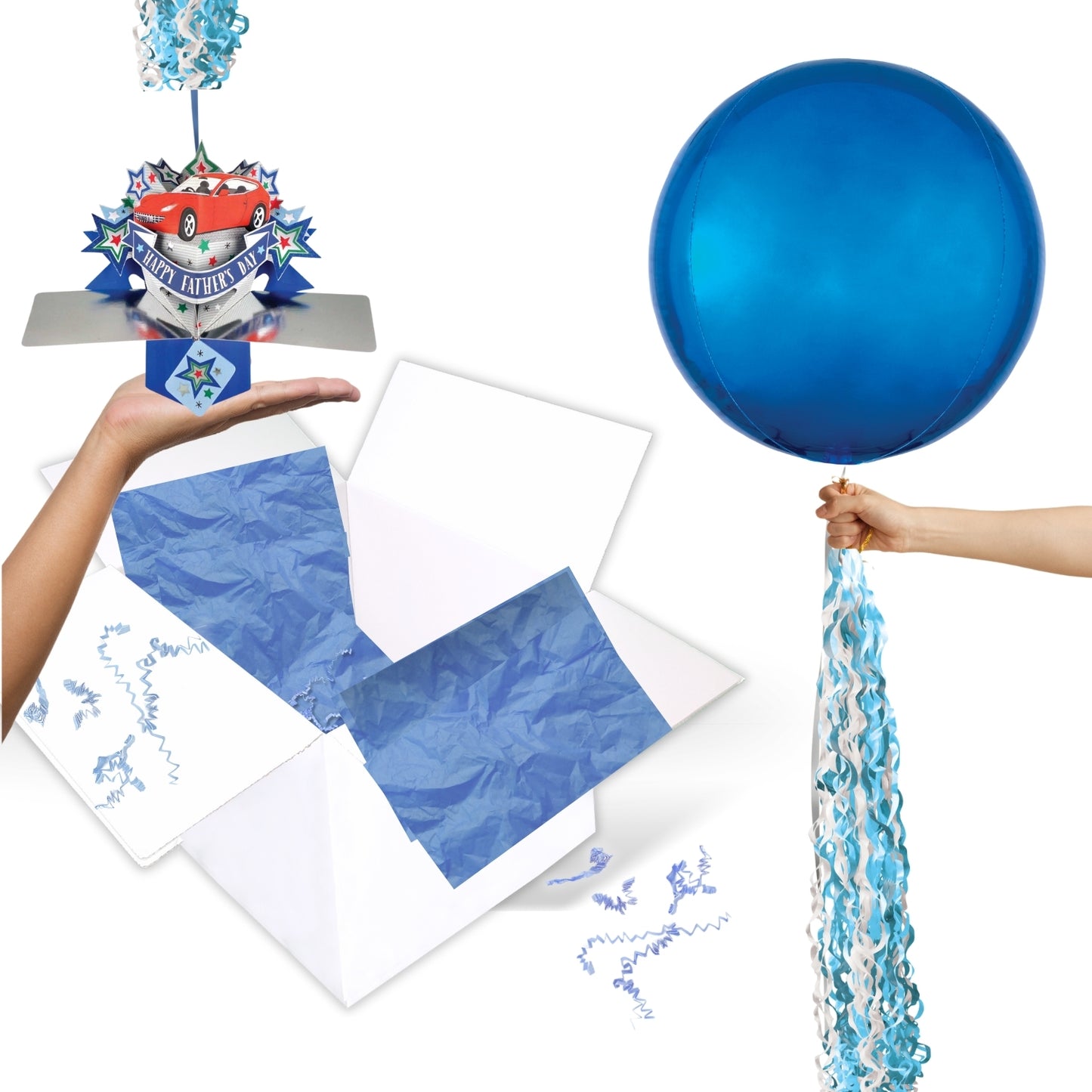 Happy Father's Day To The One I Love Red Car Pop Up Card