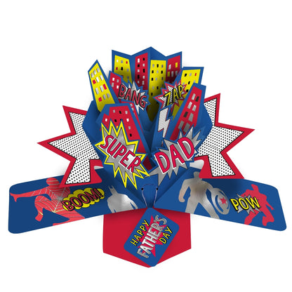 Super Dad Pop Up Greeting Card Choice Of Cards