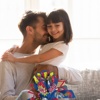 Thank You Dad Super Dad Pop Up Card