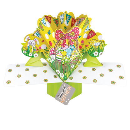 Easter Basket Pop Up Happy Easter Card Choice Of Cards