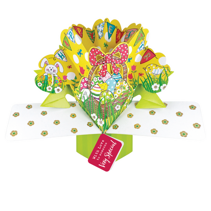 Easter Basket Pop Up Happy Easter Card Choice Of Cards