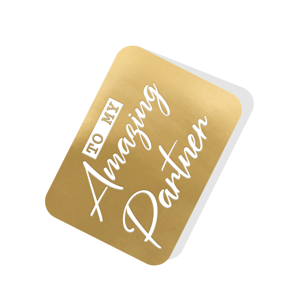 With Love To My Partner Happy Easter Pop Up Greeting Card
