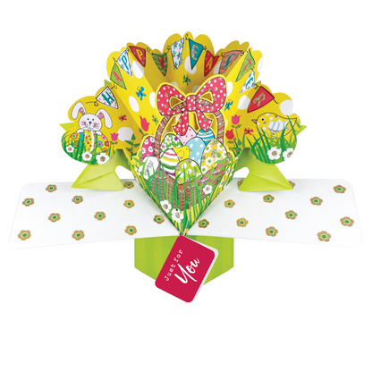 Easter Basket Pop Up Happy Easter Card Choice Of Cards
