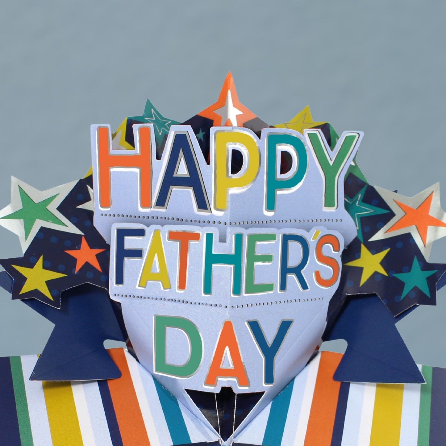 Best Dad Happy Father's Day Pop Up Greeting Card