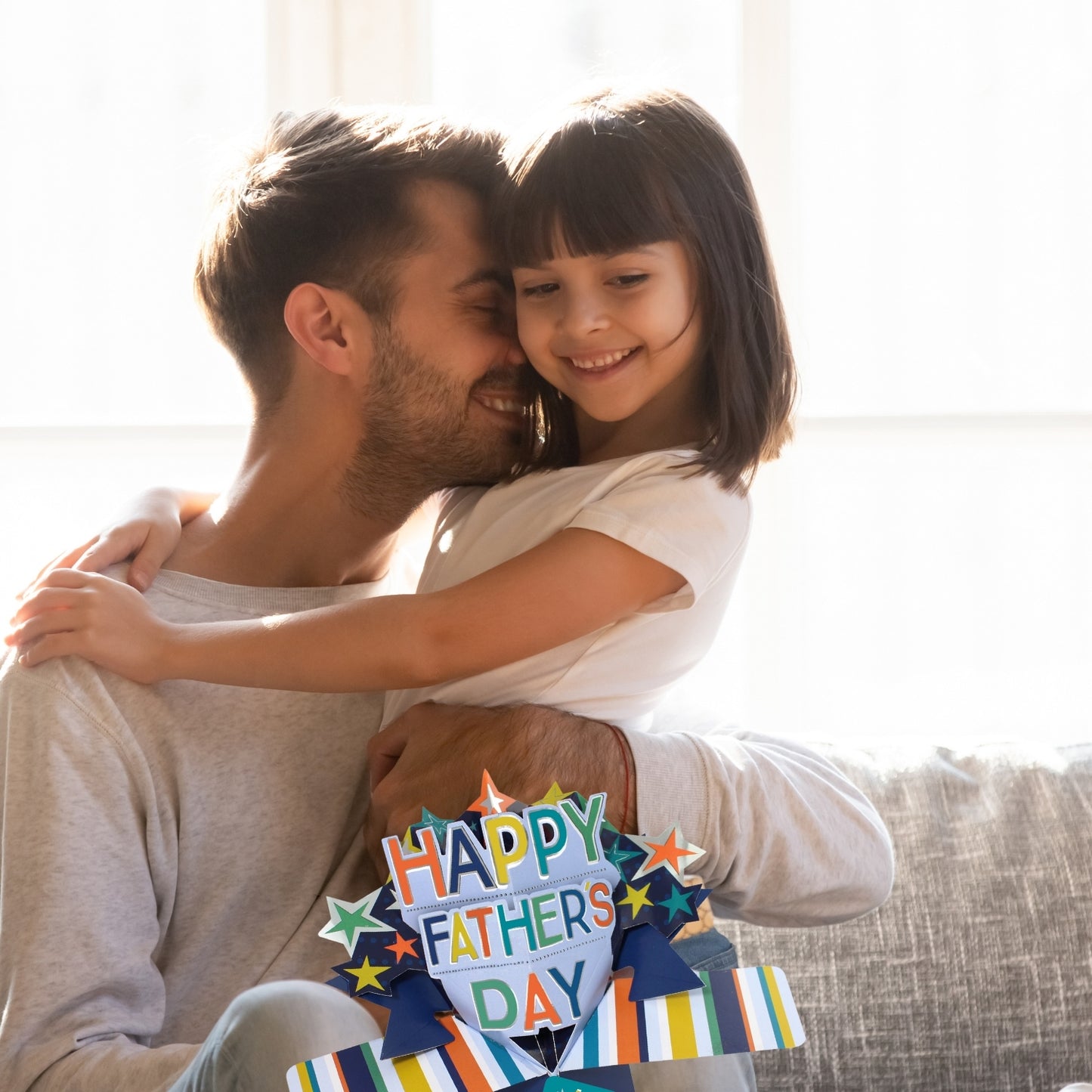 Best Dad Happy Father's Day Pop Up Greeting Card